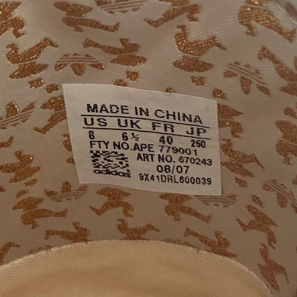 VTG Y2K Adidas Arosa High Tall Fur Leather Boots Ivory White Womens 8 RARE - Picture 12 of 12